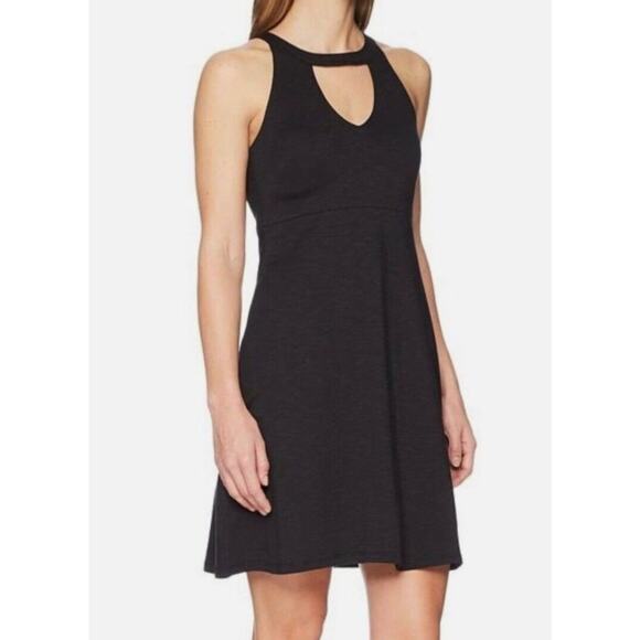 Toad & Co Avalon Dress Black Medium Fit Flare Outdoors Athletic Sporty - Picture 2 of 11